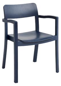 Jedálenská stolička s lakťovými opierkami Pastis, Steel Blue – HAY
