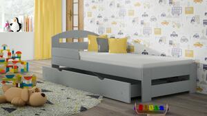 Detská posteľ TIMI S 160x80 s úložným priestorom (Možnosť výberu z 9 farebných variantov)