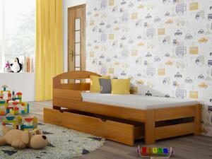 Detská posteľ TIMI S 160x80 s úložným priestorom (Možnosť výberu z 9 farebných variantov)