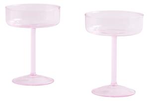 Súprava pohárov Tint Coupe, 2ks, Pink – HAY