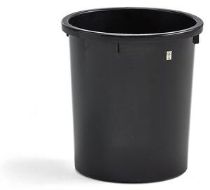Odpadkový kôš ESD, Ø 390x430 mm, 35 L, čierny