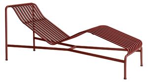 Záhradné lehátko Palissade Chaise Longue, Iron Red – HAY