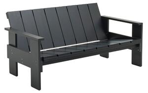 Záhradná pohovka Crate Lounge, Black – HAY