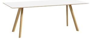 Jedálenský stôl CPH 30, Oak / White, 200 x 90 cm – HAY