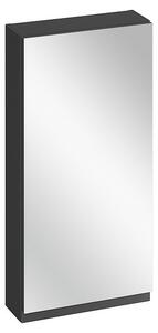 Cersanit Moduo, zrkadlová závesná skrinka 40x14x80 cm, antracitová matná, S590-071-DSM