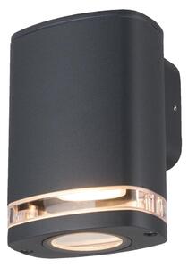 Kanlux 38885 - Vonkajšie nástenné svietidlo ZEVI 1xGU10/10W/230V IP54 antracit