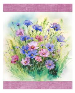 Bavlnená kuchynská utierka Kvetinová harmónia digitálna potlač MIGU23-1 50x70 cm Farba Viacfarebná