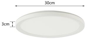 Brilagi - LED Kúpeľňové svietidlo ULTRA SLIM LED/18W/230V pr. 30 cm biela IP54