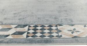 Koberec CRYSTAL PRINT sivý / béžový