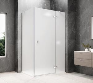 Polysan Polysan, GLOBE CHROME obdĺžniková sprchová zástena 800x900mm, matné sklo, pravé, GB1080-3315MRC