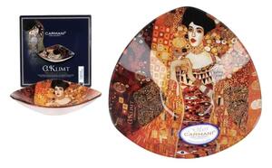 Sklenená miska 17x17 cm Gustav Klimt Adela Bloch Bauer, CARMANI 1981133 (Sklenená miska 17x17 cm Gustav Klimt )