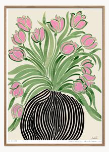 Nástenná dekorácia v ráme Tulips 1