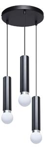 Italux PND-33849-3R-BK závesné stropné svietidlo Macera | 40W E27 | čierna