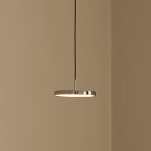 UMAGE LED závesné svietidlo Asteria Micro, leštená oceľ, Ø 15 cm, Hliník / sivá / zinok, Obývacia izba / jedáleň, kov, Dizajn, Závesné svietidlo