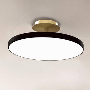 UMAGE stropné LED svetlo Asteria UP PLUS, čierne, Ø 31 cm,, Čierna, Obývacia izba / jedáleň, kov, Dizajn, Stropné svetlo polkruhové s priestorom