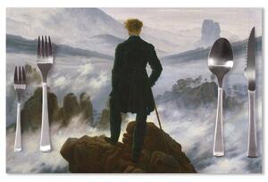 Sablio Prestieranie Pútnik nad morom hmly - Caspar David Friedrich: 40x30cm