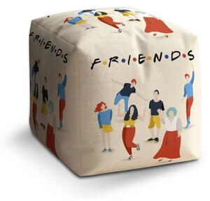 Sablio Taburet Cube Seriál Priatelia FRIENDS Postavy - 40x40x40 cm
