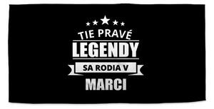 Sablio Uterák Tie pravé legendy sa rodia v marci - 30x50 cm