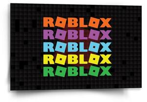 Sablio Obraz ROBLOX Farebný text - 60x40 cm