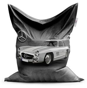 Sablio Sedací vak Mercedes-Benz 300 SL Sivé pozadie - 150x100 cm