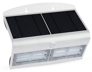V-TAC Biele LED solárne svietidlo 7W s pohybovým senzorom