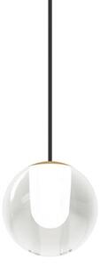 WEVER & DUCRÉ & LED závesné svietidlo Oplia 1.0, krémová, 2 700 K, Jasné / priehľadné, Obývacia izba / jedáleň, Sklo, Moderný, Závesné svietidlo