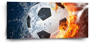 Sablio Obraz Futbalová lopta - 110x50 cm
