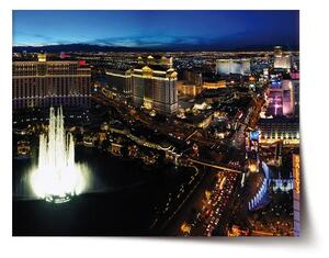 Sablio Plagát Las Vegas - 60x40 cm
