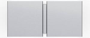 WEVER & DUCRÉ Nástenné svetlo CG Square hliník, 21 cm, 2-pl., Hliník / sivá / zinok, Obývacia izba / jedáleň, kov, Moderný, Nástenné svietidlo