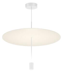 WEVER & DUCRÉ LED závesné svietidlo Shedda Ø 55 cm, farba svetla: 2700 K, Krémová / jantárovo žltá, Obývacia izba / jedáleň, Hliník, Moderný, Závesné svietidlo