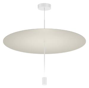 WEVER & DUCRÉ LED závesné svietidlo Shedda Ø 70 cm, hodvábnosivá, 2700 K, Hliník / sivá / zinok, Obývacia izba / jedáleň, Hliník, Moderný, Závesné svietidlo