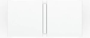 WEVER & DUCRÉ Nástenné svetlo CG Square, biela, šírka 21 cm, 2-pl., Biela / opálová, Obývacia izba / jedáleň, kov, Moderný, Nástenné svietidlo