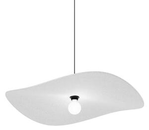 WEVER & DUCRÉ & Závesné svietidlo Wave Soft 3.0 Plstená, mramorovo sivá,, Hliník / sivá / zinok, Obývacia izba / jedáleň, Textil / látka / hodváb, Moderný, Závesné svietidlo