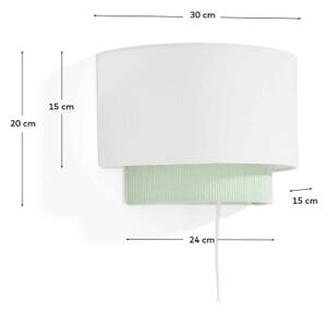BIANELLA nástenna lampa Zelená