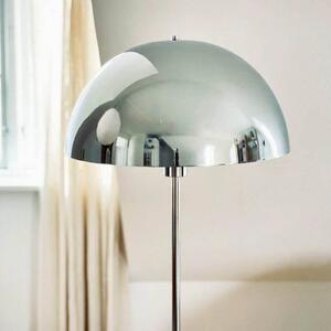 Dyberg Larsen Stojacia lampa Stockholm, výška 143 cm kov/mramor, Chrómová / strieborná, Obývacia izba / jedáleň, Kameň, Dizajn, Stojaca lampa