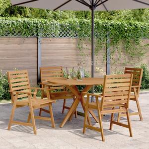 Maison Exclusive – 5-dielna záhradná jedálenská súprava z masívneho dreva akácie