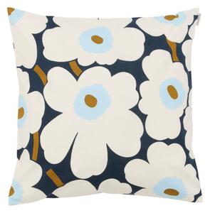 Obliečka na vankúš Pieni Unikko 50x50, čučoriedkovo-biely