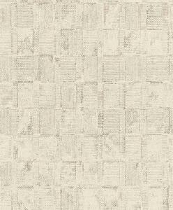 RASCH | Vliesová tapeta na stenu Deco Style 314717 | 0,53 x 10,05 m | béžová, zlatá, biela