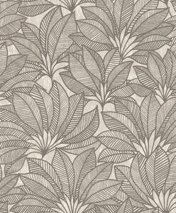RASCH | Vliesová tapeta na stenu Deco Style 542653 | 0,53 x 10,05 m | šedá, hnedá