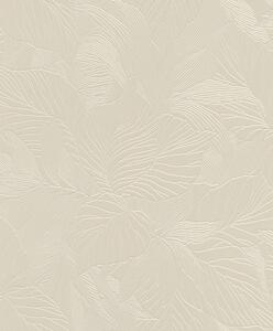 RASCH | Vliesová tapeta na stenu Deco Style 314908 | 0,53 x 10,05 m | béžová, biela