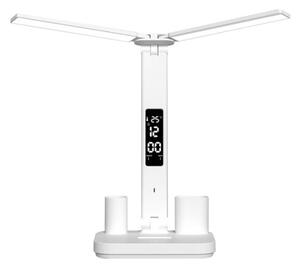 LED stmievateľná nabíjacia stolná lampa NOBLITE P LED/5W/5V 3000/4000/6000K 2200 mAh biela