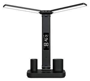LED stmievateľná nabíjacia stolná lampa NOBLITE P LED/5W/5V 3000/4000/6000K 2200mAh čierna