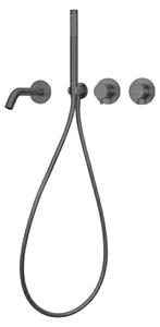 BALNEO vaňová batéria CASCADE model 3 gunmetal