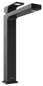Sapho, FORATA stojánkova umývadlová batéria vysoká bez výpuste, predĺžená hubica, čierna matná, FT007/15