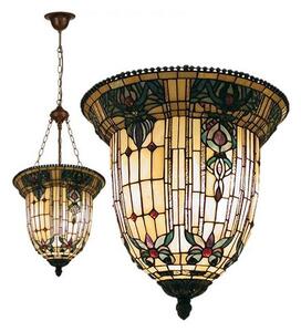 Luxus závesná lampa Tiffany luster REVERSED BELL Ø41