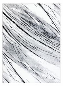 Koberec ARGENT - W9563 Linie biely / sivý