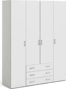 Šatníková skriňa Space 70410, biela