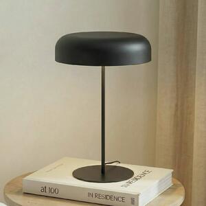 Stolná lampa Lindby Edion, pieskovo čierna, kov, Čierna, Obývacia izba / jedáleň, kov, Moderný, Stojacie svietidlo