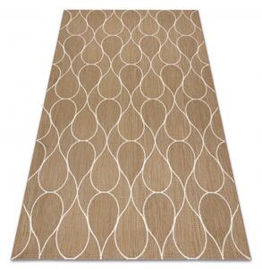 Koberec FLAT SISAL Kvapky béžové