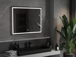 Mexen Miko, LED kúpeľňové zrkadlo s podsvietením 100 x 80 cm, 6000K, ochrana proti zahmlievaniu, 9819-100-080-611-00